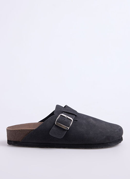 Cotton Bar Siyah Kadın Terlik ALBIN - Görsel 2