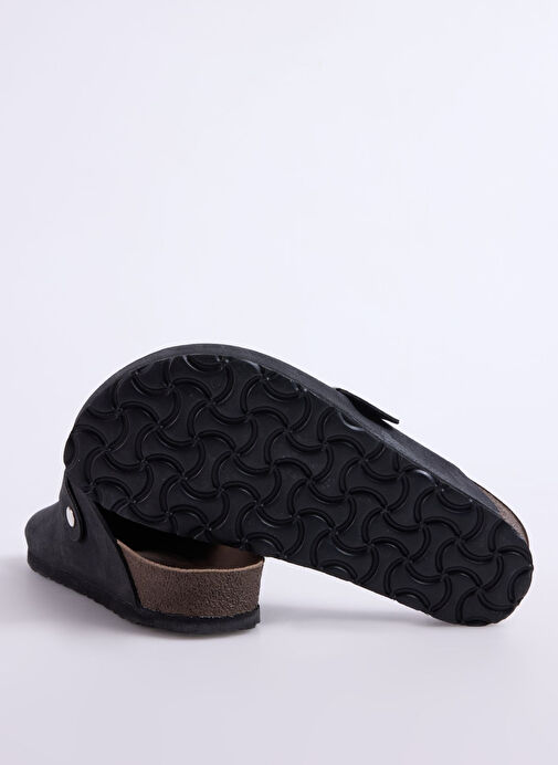 Cotton Bar Siyah Kadın Terlik ALBIN - Görsel 5