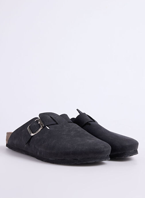 Cotton Bar Siyah Erkek Terlik MAYISON - Görsel 3