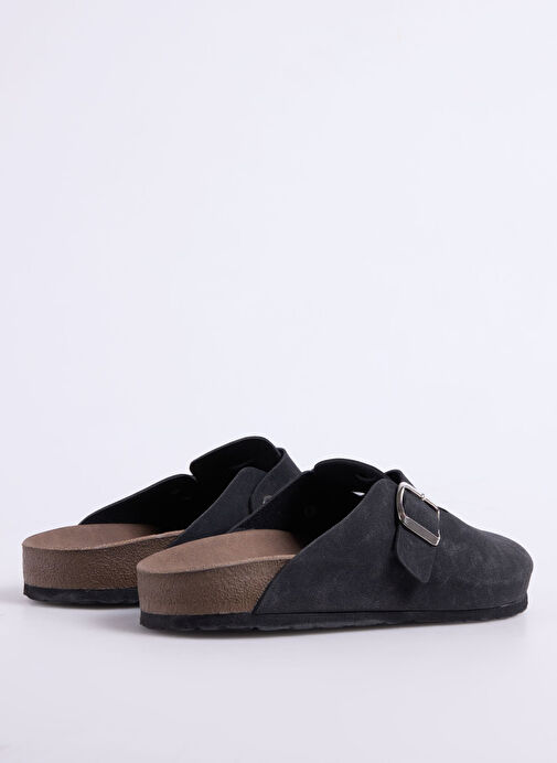 Cotton Bar Siyah Erkek Terlik MAYISON - Görsel 4