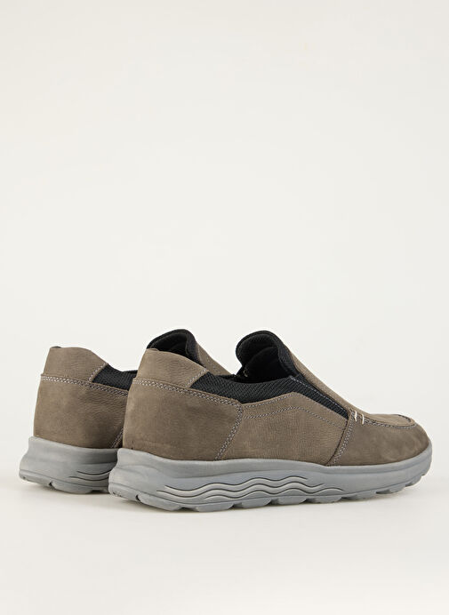 Cotton Bar Gri Erkek Deri Günlük Ayakkabı TANYA - Görsel 9