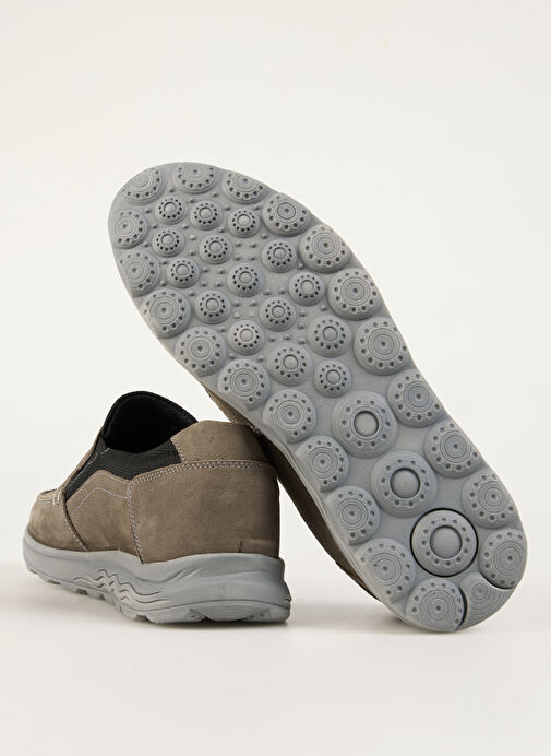 Cotton Bar Gri Erkek Deri Günlük Ayakkabı TANYA - Görsel 10