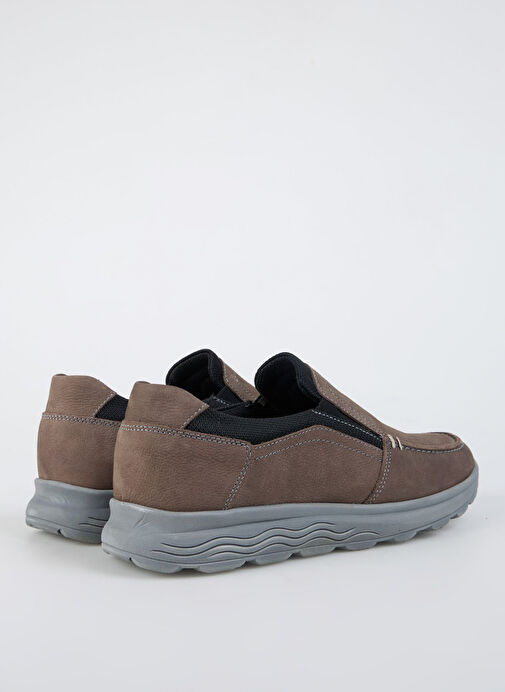 Cotton Bar Gri Erkek Deri Günlük Ayakkabı TANYA - Görsel 4