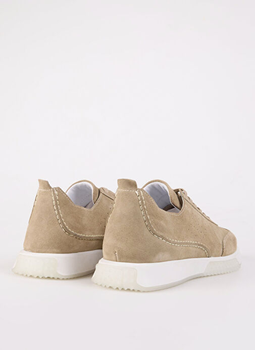 Cotton Bar Bej Erkek Süet Sneaker TROY-SAUL - Görsel 4