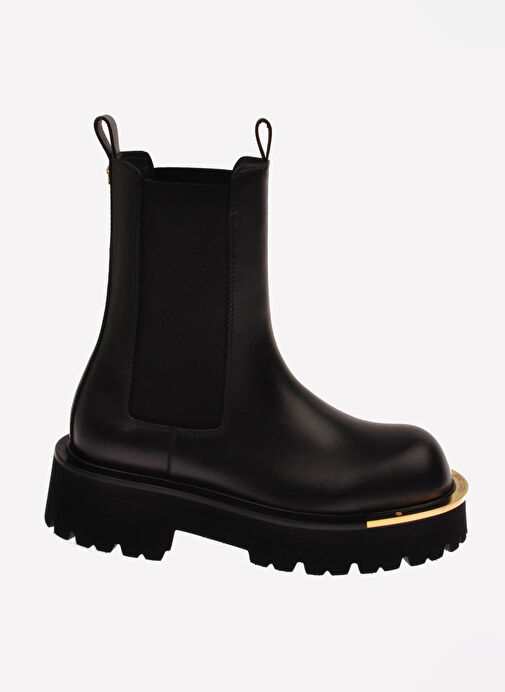 Roberto Cavalli Siyah Kadın Deri Bot NATHAN W - Görsel 2