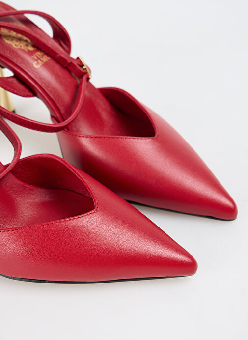Vince Camuto Kırmızı Kadın Deri Stiletto D-FINBAR - Görsel 6