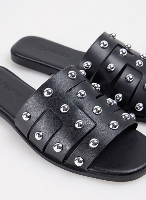 F By Fabrika Siyah Kadın Terlik DEIRDRE - Görsel 6