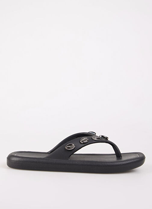 F By Fabrika Siyah Kadın Plaj Terliği HELENA - Görsel 2