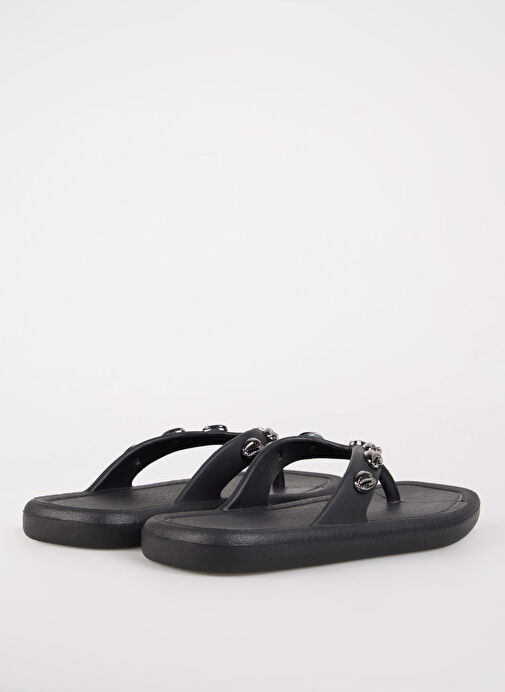 F By Fabrika Siyah Kadın Plaj Terliği HELENA - Görsel 4