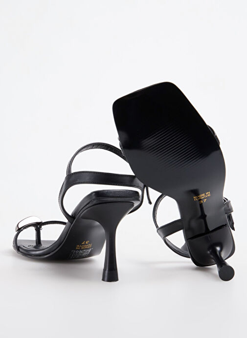 F By Fabrika Siyah Kadın Topuklu Ayakkabı BRIGID - Görsel 5