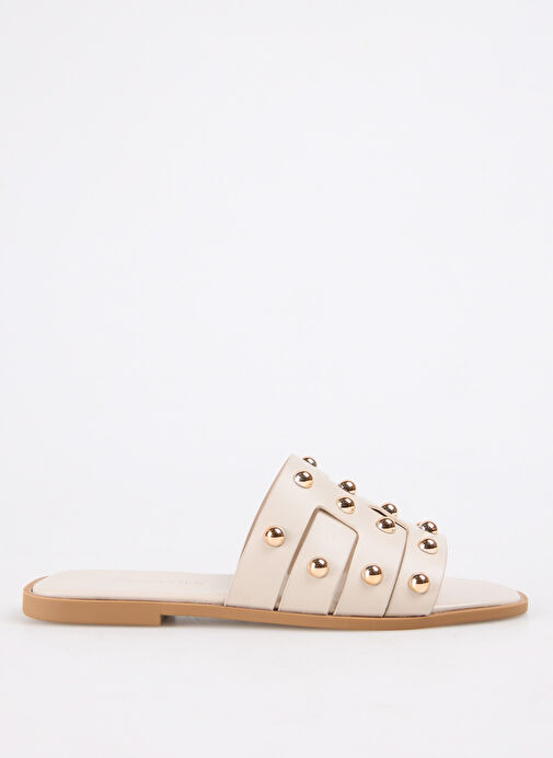 F By Fabrika Bej Kadın Terlik DEIRDRE - Görsel 2