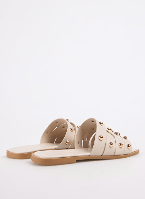 F By Fabrika Bej Kadın Terlik DEIRDRE - Görsel 4