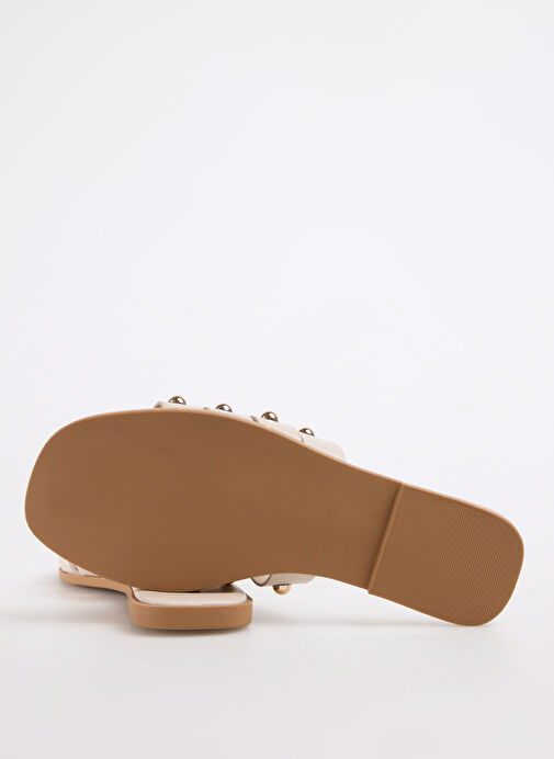 F By Fabrika Bej Kadın Terlik DEIRDRE - Görsel 5