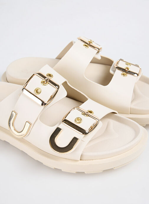 F By Fabrika Bej Kadın Terlik ALICIA - Görsel 6