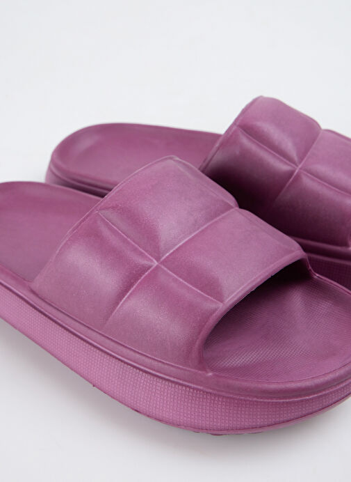 F By Fabrika Mor Kadın Plaj Terliği BONBON - Görsel 6