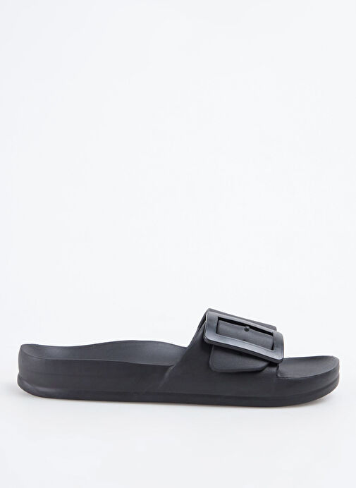 F By Fabrika Siyah Kadın Plaj Terliği HAVEN - Görsel 2