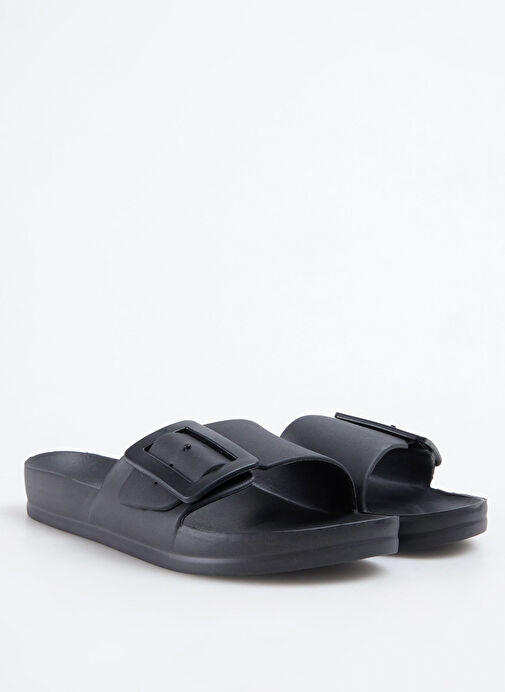 F By Fabrika Siyah Kadın Plaj Terliği HAVEN - Görsel 3