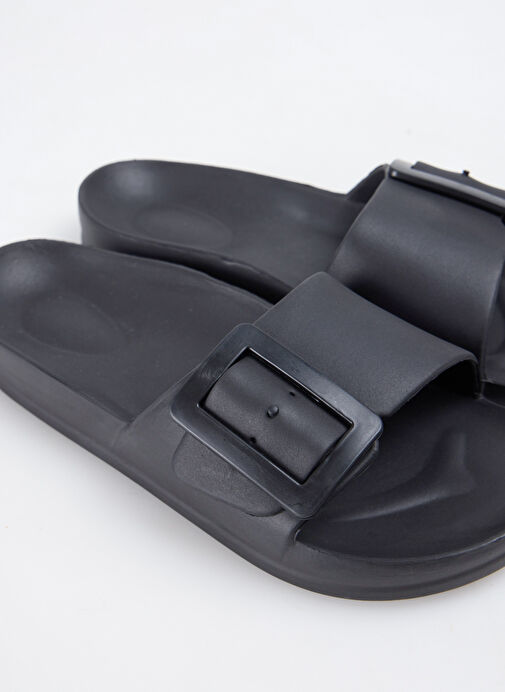 F By Fabrika Siyah Kadın Plaj Terliği HAVEN - Görsel 6