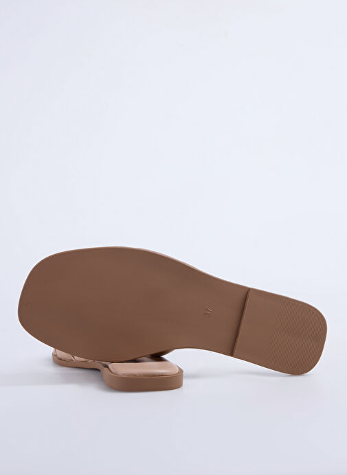 F By Fabrika Bej Kadın Terlik DERVLA - Görsel 5