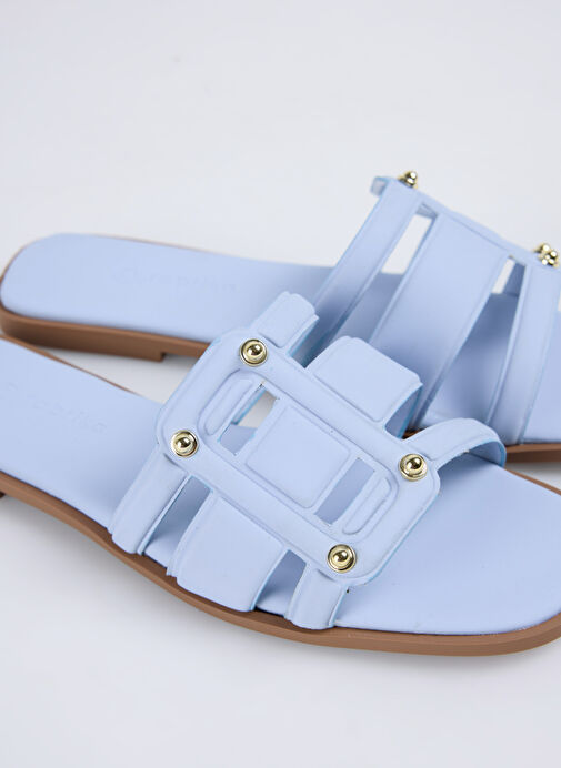 F By Fabrika Mavi Kadın Terlik DERVLA - Görsel 6