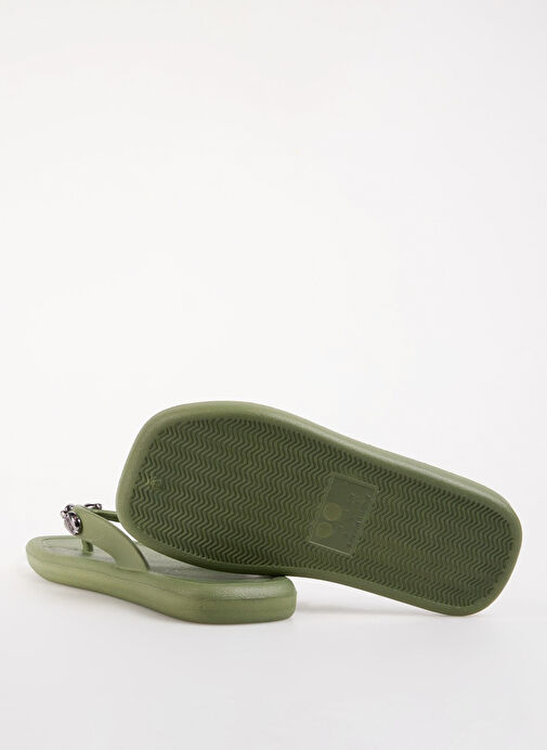 F By Fabrika Haki Kadın EVA Plaj Terliği HELENA - Görsel 5