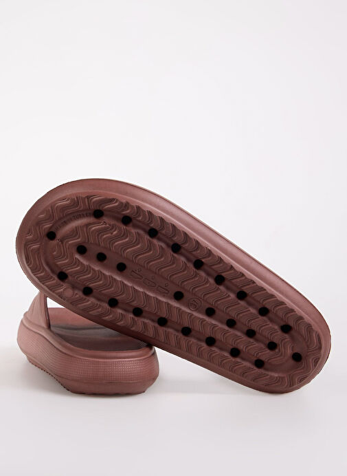 F By Fabrika Kahverengi Kadın Plaj Terliği BONBON - Görsel 5
