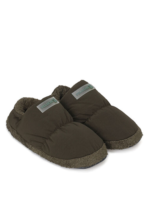 Peluche Haki Erkek Ev Terliği PAR-EHİ - Görsel 3