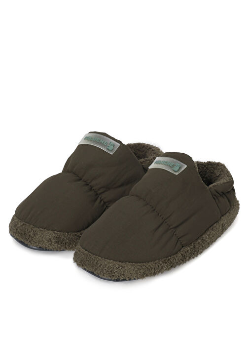 Peluche Haki Erkek Ev Terliği PAR-EHİ - Görsel 4