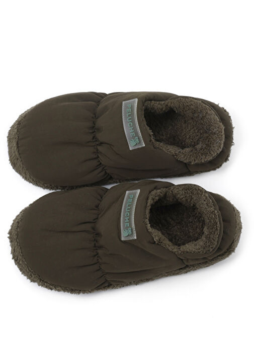 Peluche Haki Erkek Ev Terliği PAR-EHİ - Görsel 5