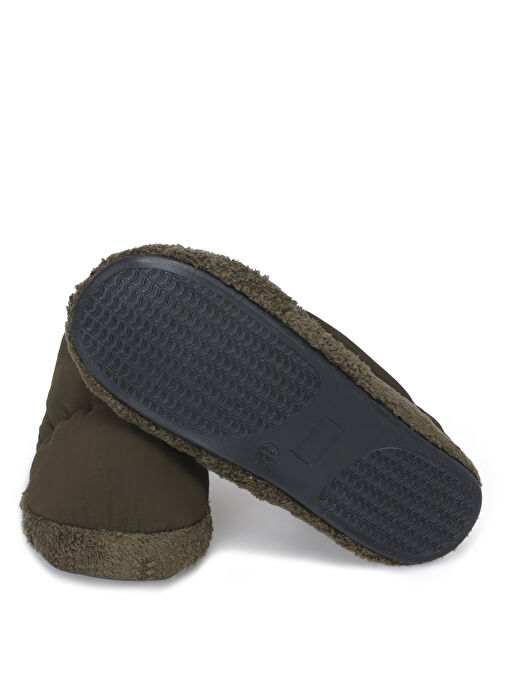 Peluche Haki Erkek Ev Terliği PAR-EHİ - Görsel 7