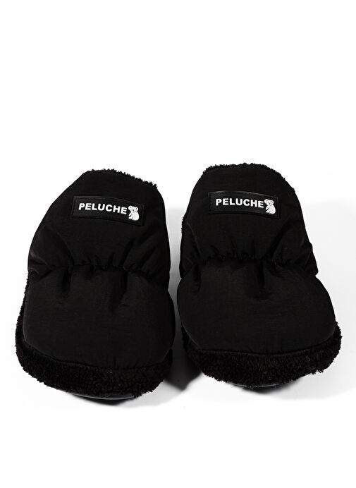 Peluche Siyah Erkek Ev Terliği PAR-ESH - Görsel 2
