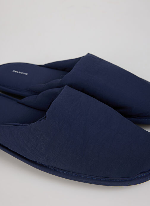 Peluche Lacivert Erkek Ev Terliği ÇANPAR-ELT - Görsel 6