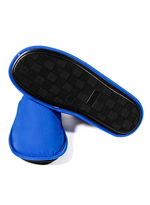 Peluche Mavi Erkek Ev Terliği ÇANPAR-ESİ - Görsel 6