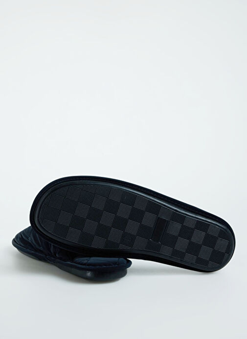 Peluche Lacivert Erkek Ev Terliği ÇAN-EBLT - Görsel 5