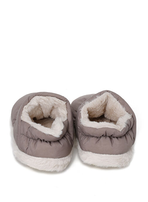 Peluche Gri Kadın Panduf PAR-KKM - Görsel 5