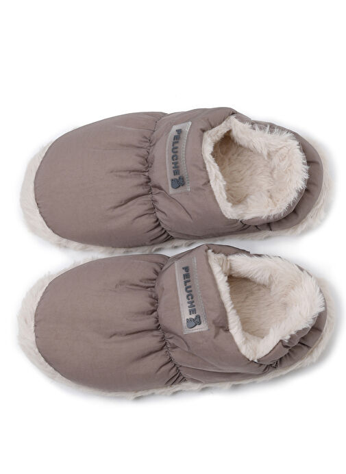 Peluche Gri Kadın Panduf PAR-KKM - Görsel 6