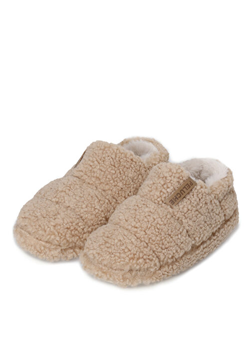 Peluche Deve Tüyü Kadın Panduf TED-KCL - Görsel 3