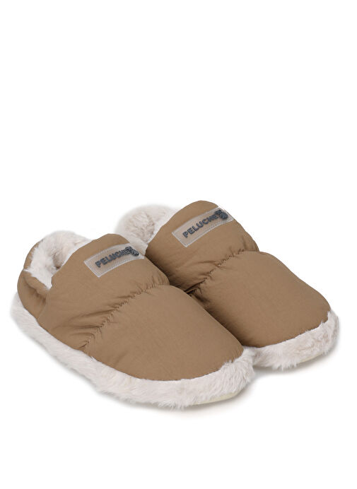 Peluche Kahverengi Kadın Panduf PAR-KKİ - Görsel 2