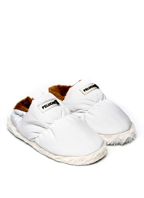 Peluche Beyaz Kadın Panduf PAR-KBZ - Görsel 2