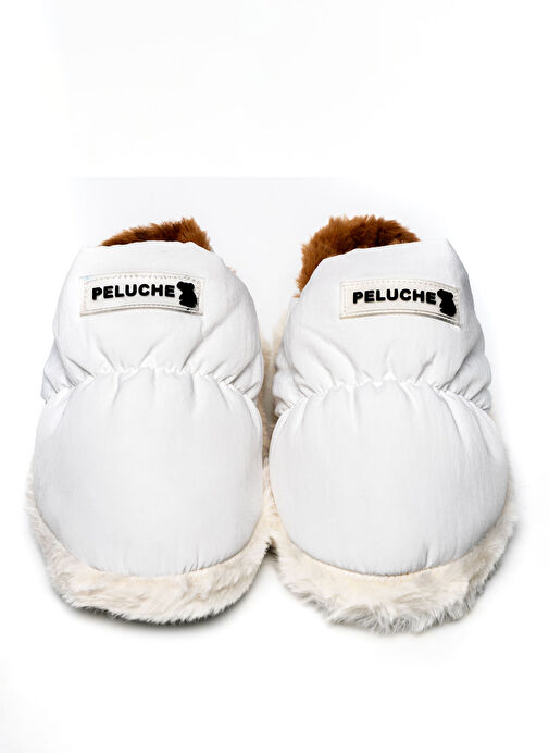 Peluche Beyaz Kadın Panduf PAR-KBZ - Görsel 4