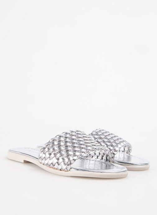 F By Fabrika Gri Kadın Terlik NENSI - Görsel 3