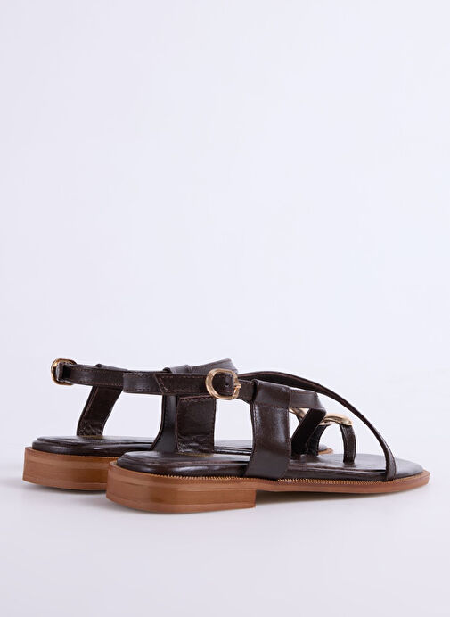 Vince Camuto Kahverengi Kadın Deri Sandalet D-LORNA - Görsel 4