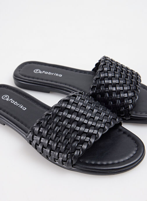 F By Fabrika F By Fabrika Siyah Kadın Terlik NENSI Sandalet & Terlik | Boyner Siyah - 6. görsel