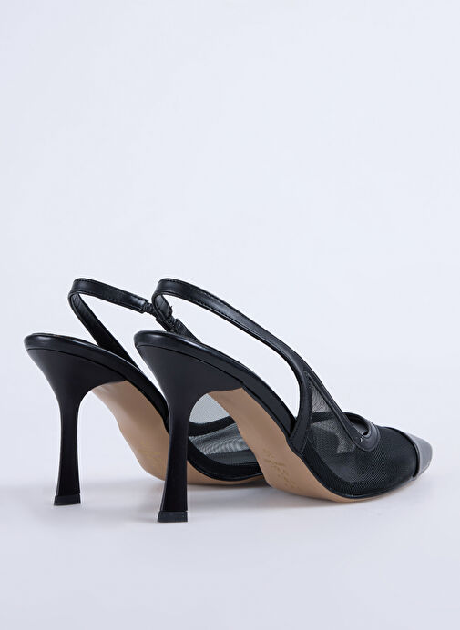 F By Fabrika Siyah Kadın Topuklu Ayakkabı BIDELIA - Görsel 4