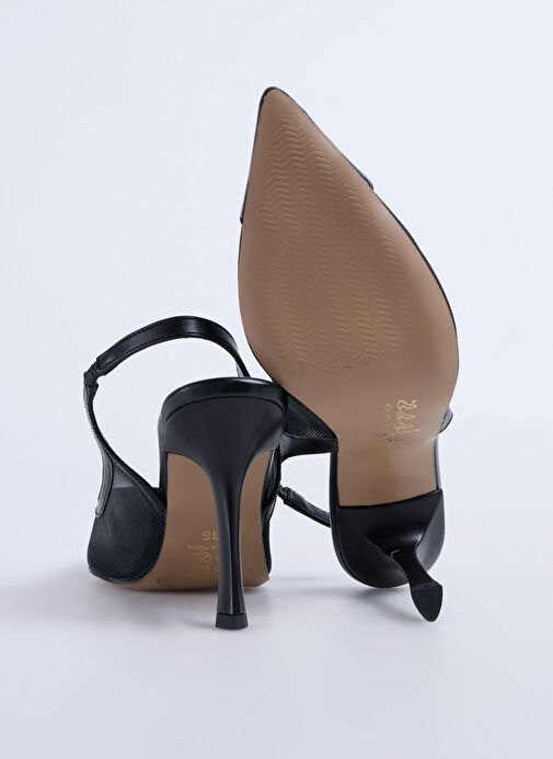 F By Fabrika Siyah Kadın Topuklu Ayakkabı BIDELIA - Görsel 5