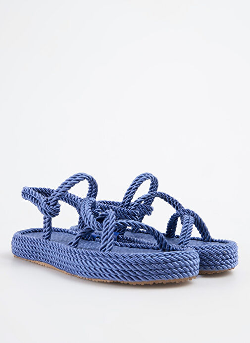 F By Fabrika Mavi Kadın Sandalet CHONG - Görsel 3