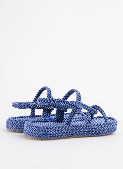 F By Fabrika Mavi Kadın Sandalet CHONG - Görsel 4
