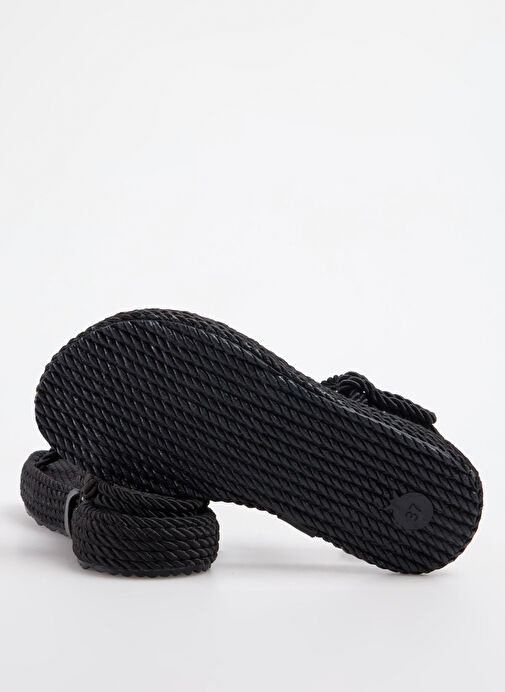 F By Fabrika Siyah Kadın Sandalet CHONG - Görsel 5