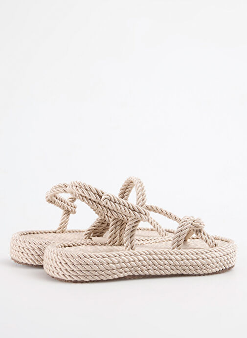 F By Fabrika Bej Kadın Sandalet CHONG - Görsel 4