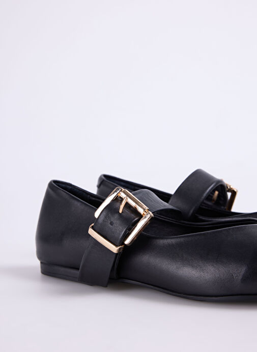 Vince Camuto Siyah Kadın Deri Babet - Görsel 6